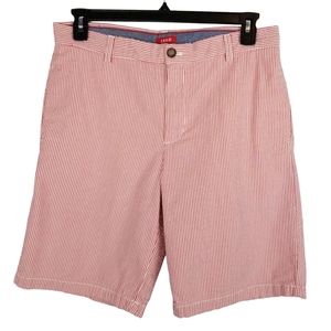 Izod Striped Seersucker Shorts Size 33